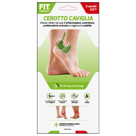 Fit Therapy Cerotto Caviglia 2 Pezzi Fit Therapy Cerotto Caviglia 2 Pezzi