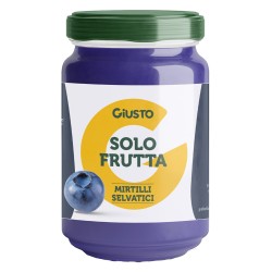 Giusto Solo Frutta Confettura Mirtilli Selvatici 220 G