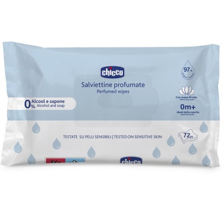 Chicco Salviette 72 Pezzi No Plaque Chicco Salviette 72 Pezzi No Plaque