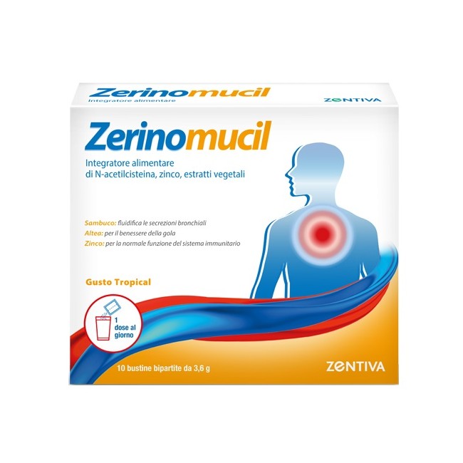 Zerinomucil 10 Bustine 3,6 G