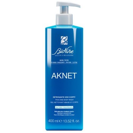 Flacone da 400 ml di Bionike Aknet Gel Detergente Purificante Flacone da 400 ml di Bionike Aknet Gel Detergente Purificante