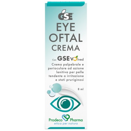 Tubetto da 5 8 ml di Gse Eye Oftal Crema Lenitiva Contorno Occhi e Palpebre Tubetto da 5 8 ml di Gse Eye Oftal Crema Lenitiva Contorno Occhi e Palpebre