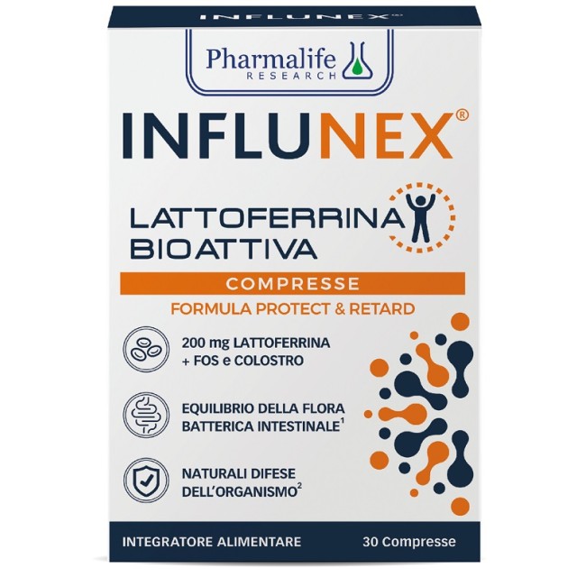 Influnex Lattoferrina Bioattiva 30 Compresse Influnex Lattoferrina Bioattiva 30 Compresse