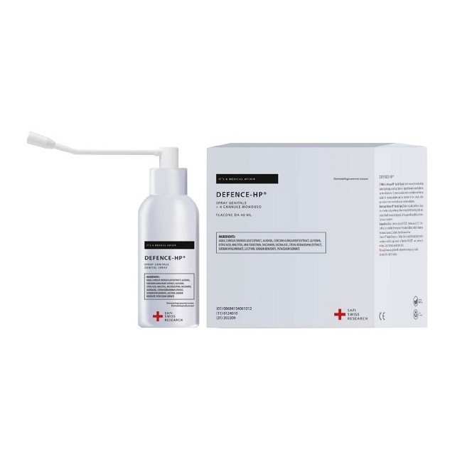 Spray Protettivo Mucosa Vaginale Defence Hp Genital 40 Ml + 4 Cannule Monouso Spray Protettivo Mucosa Vaginale Defence Hp Genital 40 Ml + 4 Cannule Monouso