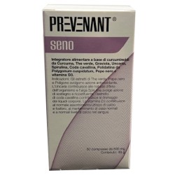 Confezione da 60 compresse di Prevenenant Seno, integratore per il benessere femminile.