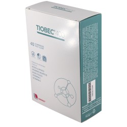 Confezione da 40 compresse di Tiobec 400, integratore per la salute del sistema nervoso.