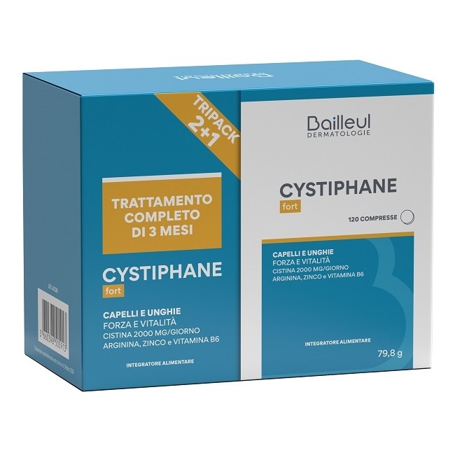 Cystiphane Tripack 2+1 3 Confezioni Da 120 Compresse Cystiphane Tripack 2+1 3 Confezioni Da 120 Compresse