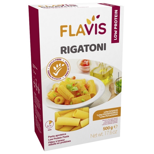 Flavis Rigatoni Aproteici 500 G Flavis Rigatoni Aproteici 500 G