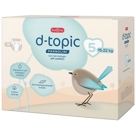 Confezione da 18 pezzi di D-topic, pannolini per bambini. Confezione da 18 pezzi di D-topic, pannolini per bambini.