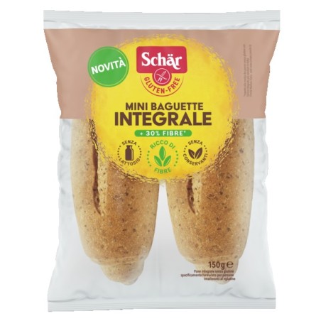 Schar Mini Baguette Integrale 4 Pezzi X 37,5 G Schar Mini Baguette Integrale 4 Pezzi X 37,5 G