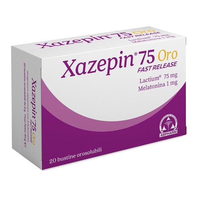 Xazepin 75 Oro Fast Release 20 Bustine Xazepin 75 Oro Fast Release 20 Bustine