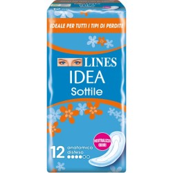 Lines Idea Sottili Anatomici 12 Pezzi
