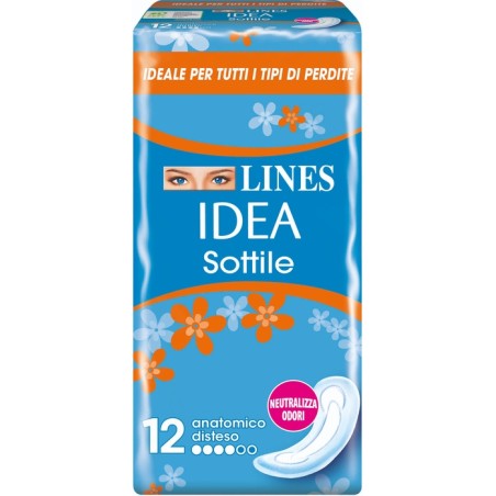 Lines Idea Sottili Anatomici 12 Pezzi Lines Idea Sottili Anatomici 12 Pezzi