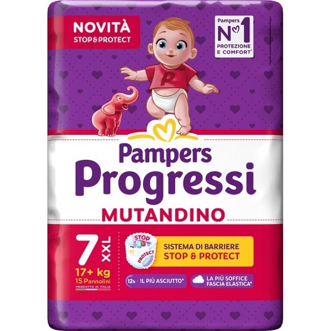 Pampers Progressi Mutandino Xxl 15 Pezzi Pampers Progressi Mutandino Xxl 15 Pezzi