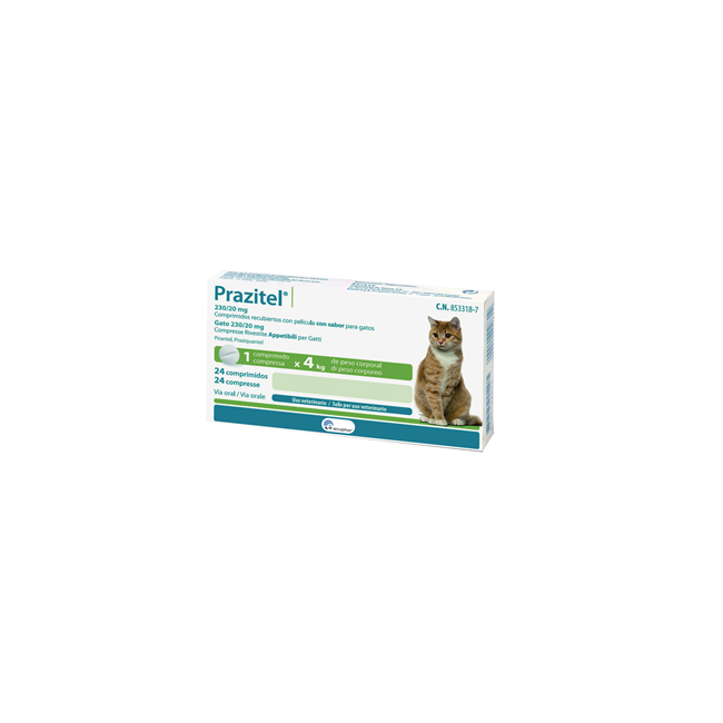 Prazitel Gatto 230/20 Mg Compresse Rivestite Con Film Appetibili Per Gatti Prazitel Gatto 230/20 Mg Compresse Rivestite Con Film Appetibili Per Gatti
