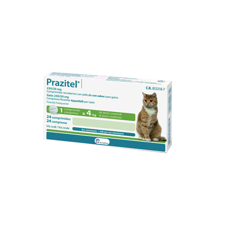 Prazitel Gatto 230/20 Mg Compresse Rivestite Con Film Appetibili Per Gatti Prazitel Gatto 230/20 Mg Compresse Rivestite Con Film Appetibili Per Gatti
