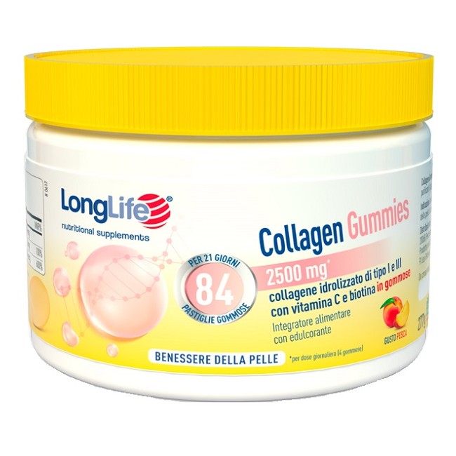 Longlife Collagen Gummies 625mg 84 Gommose Longlife Collagen Gummies 625mg 84 Gommose