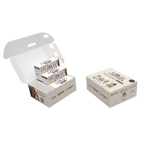Gold Collagen Box Hairlift 3 Confezioni Gold Collagen Hairlift 10 Flaconi + 1 Confezione Gold Collagen Scalp Revival Serum 100 M