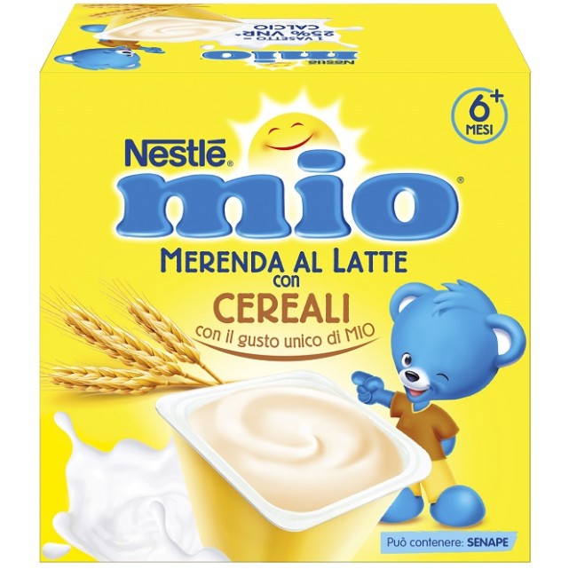 Mio Merenda Al Latte Cereali 4 Pezzi Da 100 G Mio Merenda Al Latte Cereali 4 Pezzi Da 100 G