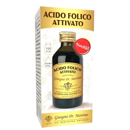 Acido Folico Attivato Liquido Analcolico 100 Ml