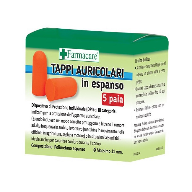 Tappi Auricolari Espanso 5 Paia