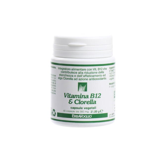 Vitamina B12 + Clorella 60 Capsule