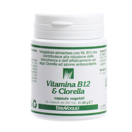 Vitamina B12 + Clorella 60 Capsule