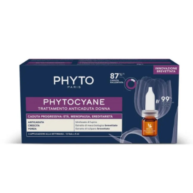 Phytocyane Fiale Donna Caduta Progressiva 12 Fiale Da 5 Ml Phytocyane Fiale Donna Caduta Progressiva 12 Fiale Da 5 Ml
