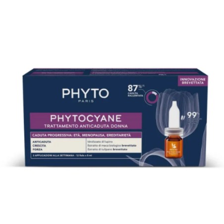 Phytocyane Fiale Donna Caduta Progressiva 12 Fiale Da 5 Ml Phytocyane Fiale Donna Caduta Progressiva 12 Fiale Da 5 Ml