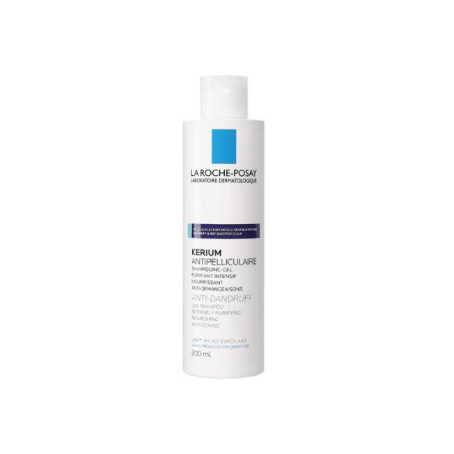 Flacone da 200 ml di La Roche Posay Kerium DS Shampoo Antiforfora Flacone da 200 ml di La Roche Posay Kerium DS Shampoo Antiforfora