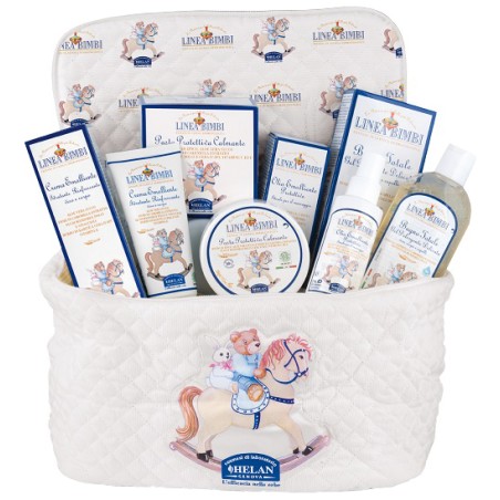 Bimbi Kit Beauty 1 Bagno Totale 250 Ml + 1 Crema Emolliente 100 Ml + 1 Olio Emolliente 100 Ml + 1 Pasta Protettiva Calmante 100