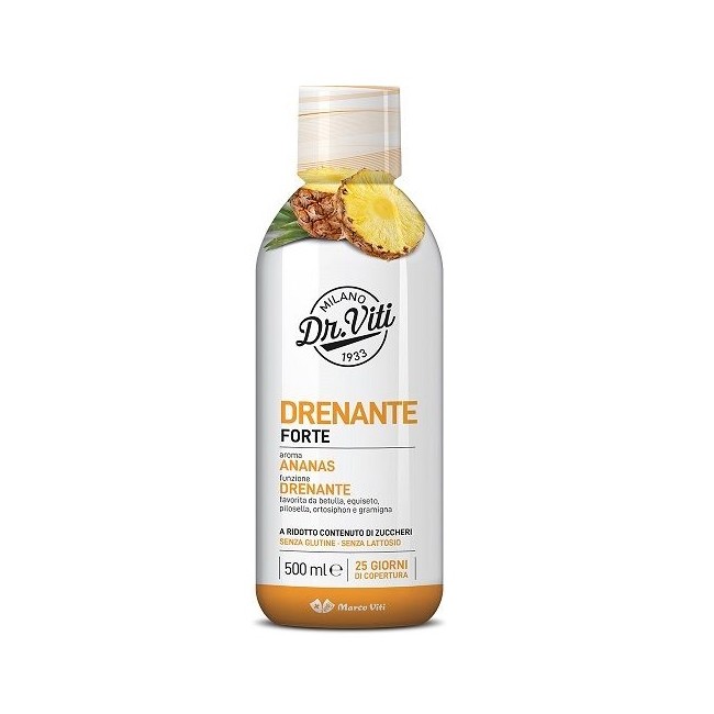 Dr Viti Drenante Forte Ananas 500 Ml Senza Zuccheri Dr Viti Drenante Forte Ananas 500 Ml Senza Zuccheri