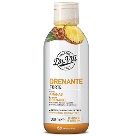 Dr Viti Drenante Forte Ananas 500 Ml Senza Zuccheri