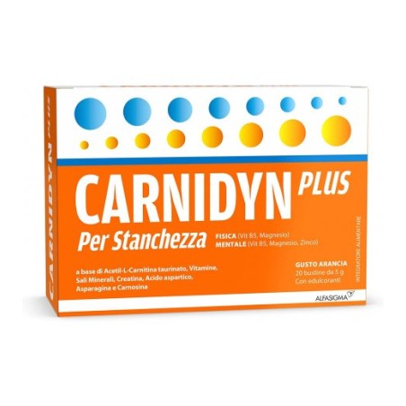 Carnidyn Plus Integratore Energetico Contro La Stanchezza 20 Bustine