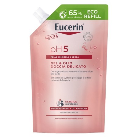 Eucerin Gel & Olio Doccia Delicato 400 Ml Refill Eucerin Gel & Olio Doccia Delicato 400 Ml Refill
