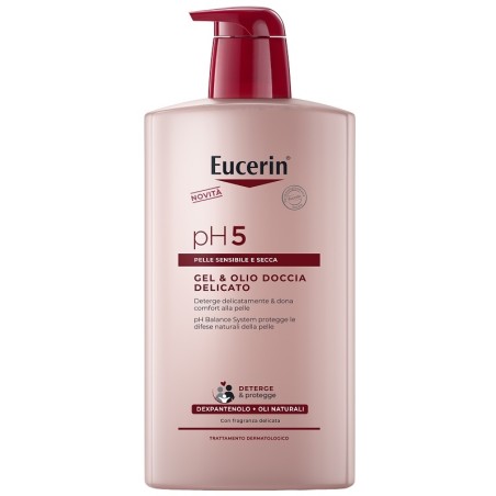 Eucerin Gel & Olio Doccia Delicato 1 Litro