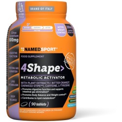 Confezione da 90 compresse di Named Sport 4Shape Integratore Per Aumentare Il Metabolismo.