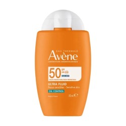 Flacone da 50 ml di Avene Solari Ultra Fluido Viso Oil Control