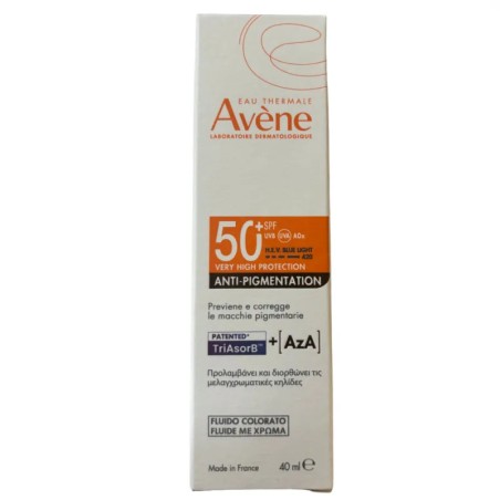 Flacone da 40 ml di Avene Solari Fluido Antimacchia Spf 50+ Flacone da 40 ml di Avene Solari Fluido Antimacchia Spf 50+