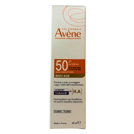 Avene Solari Fluido Viso Anti Rughe Levigante Spf 50 40 Ml Avene Solari Fluido Viso Anti Rughe Levigante Spf 50 40 Ml