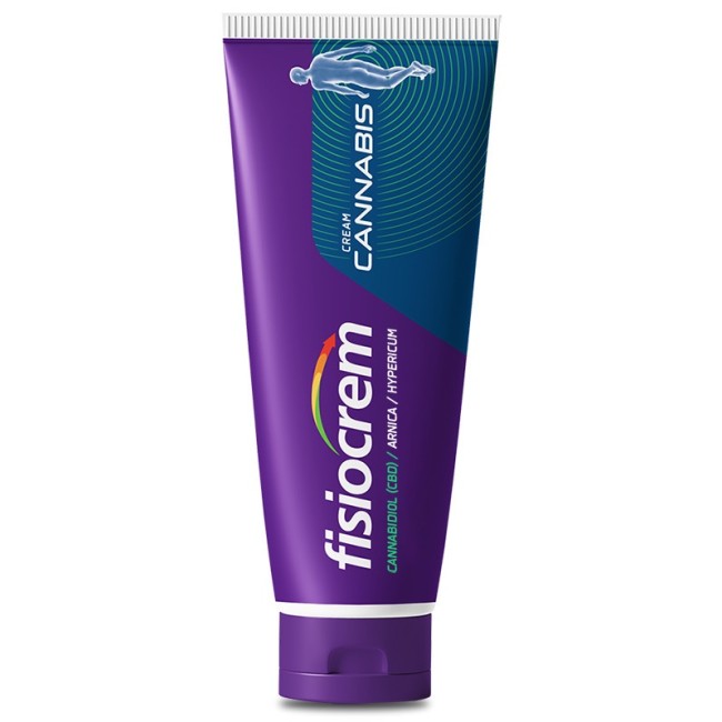 Confezione da 100 ml di Fisiocrem Crema Alla Cannabis Ad Azione Lenitiva. Confezione da 100 ml di Fisiocrem Crema Alla Cannabis Ad Azione Lenitiva.