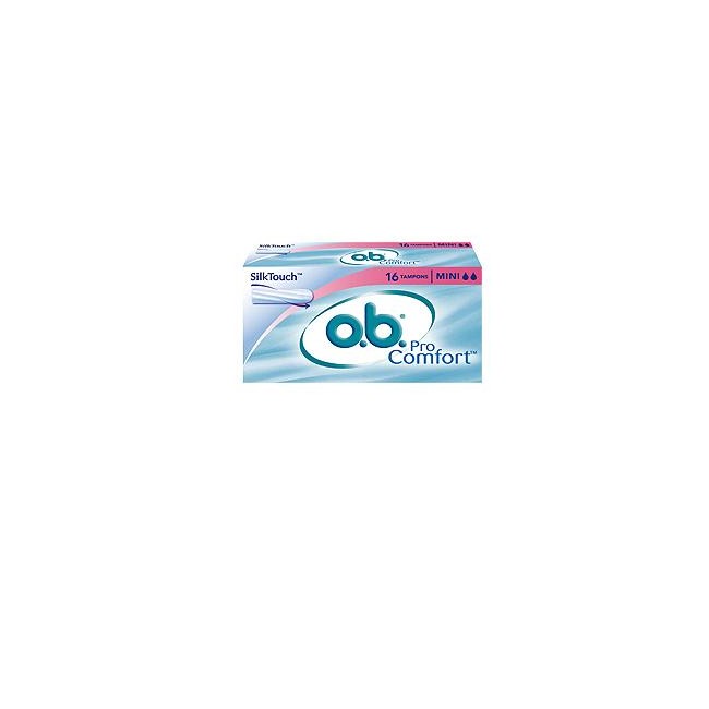 O.B.® ProComfort™ Mini Il Miglior Assorbente Interno Con Cui Iniziare 16 Pezzi O.B.® ProComfort™ Mini Il Miglior Assorbente Interno Con Cui Iniziare 16 Pezzi