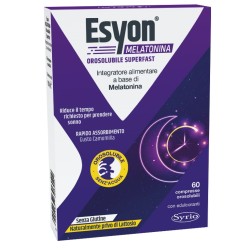 Esyon Melatonina Orosolubile Superfast 60 Compresse