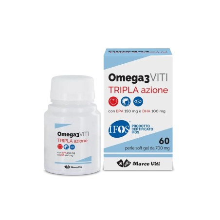 Confezione da 60 perle di Marco Viti Omega 3 tripla azione