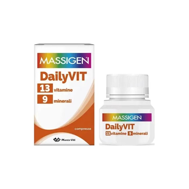 Massigen Dailyvit+ Integratore Di Vitamine E Minerali 60 Compresse Massigen Dailyvit+ Integratore Di Vitamine E Minerali 60 Compresse