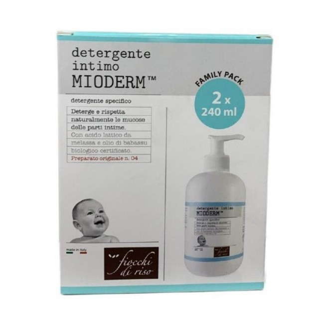 Bipacco da 2x240 ml di Fiocchi di Riso Detergente Intimo Bipacco da 2x240 ml di Fiocchi di Riso Detergente Intimo