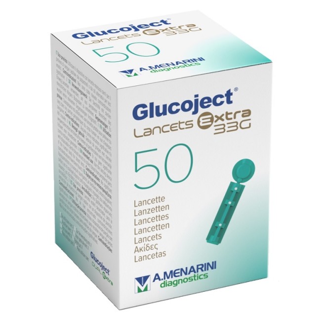 Lancetta Pungidito Glucoject Extra Gauge 33 50 Pezzi Lancetta Pungidito Glucoject Extra Gauge 33 50 Pezzi