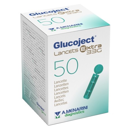 Lancetta Pungidito Glucoject Extra Gauge 33 50 Pezzi Lancetta Pungidito Glucoject Extra Gauge 33 50 Pezzi