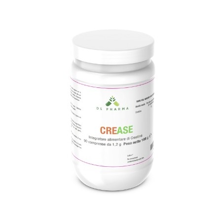 Flacone da 90 compresse di Crease, integratore per incrementare le performance fisiche.