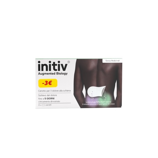Cerotto Dolore Schiena Initiv 3 Pezzi Promo Cerotto Dolore Schiena Initiv 3 Pezzi Promo